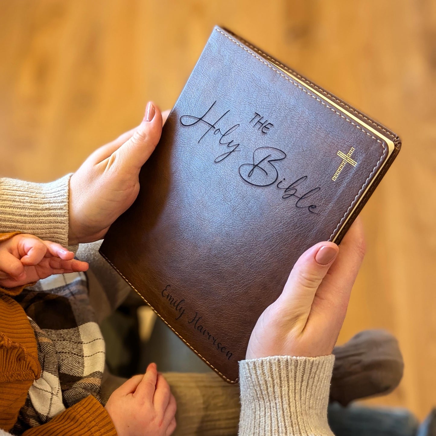 Personalized NIV Journaling Bible | New International Version | Custom Engraved Name | Easy-to-read Study Bible | Christian Gift