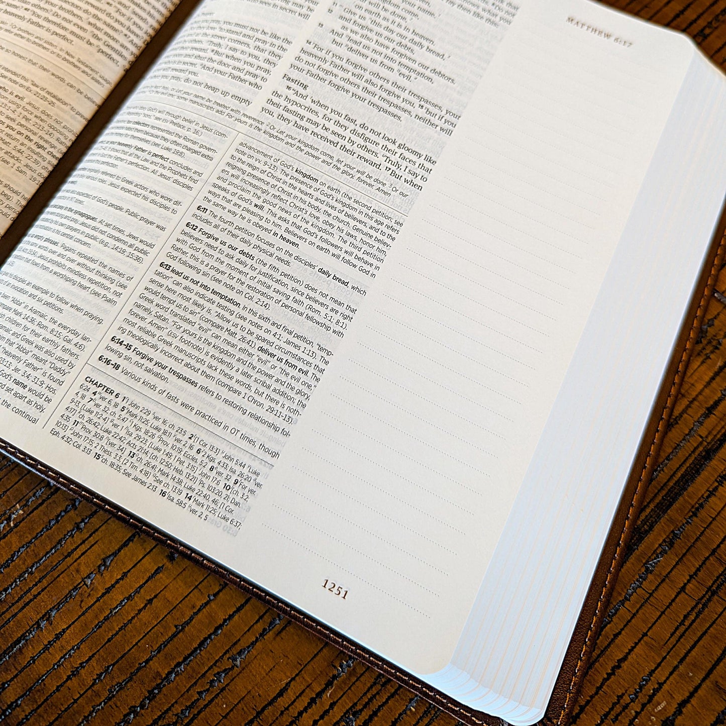 Personalized ESV Journaling Study Bible | Custom Engraved Name | Wide Margin Bible for Notes | Christian Gift for Men & Women | Study Bible