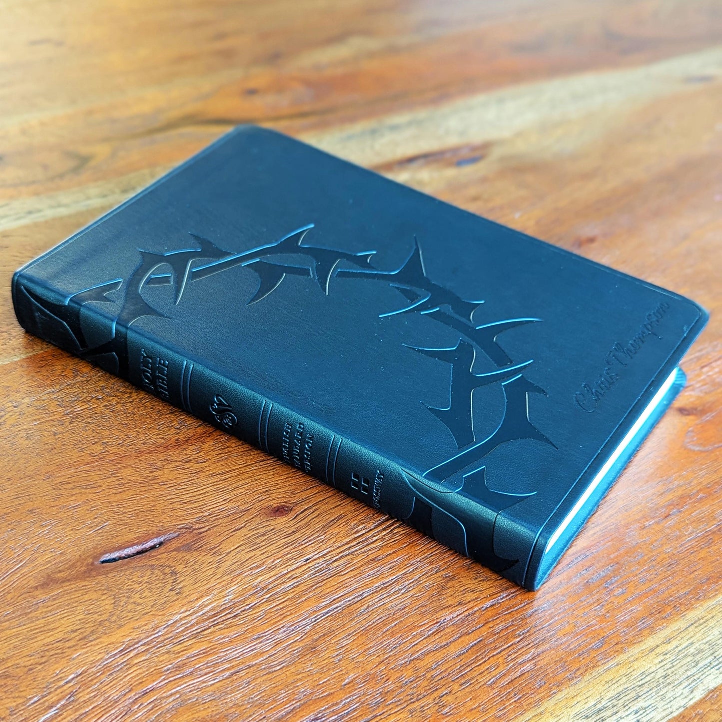 Personalized ESV Gift Bible | Custom Engraved Name | English Standard Version | Portable Thinline Bible | Christian Gift for Men & Women