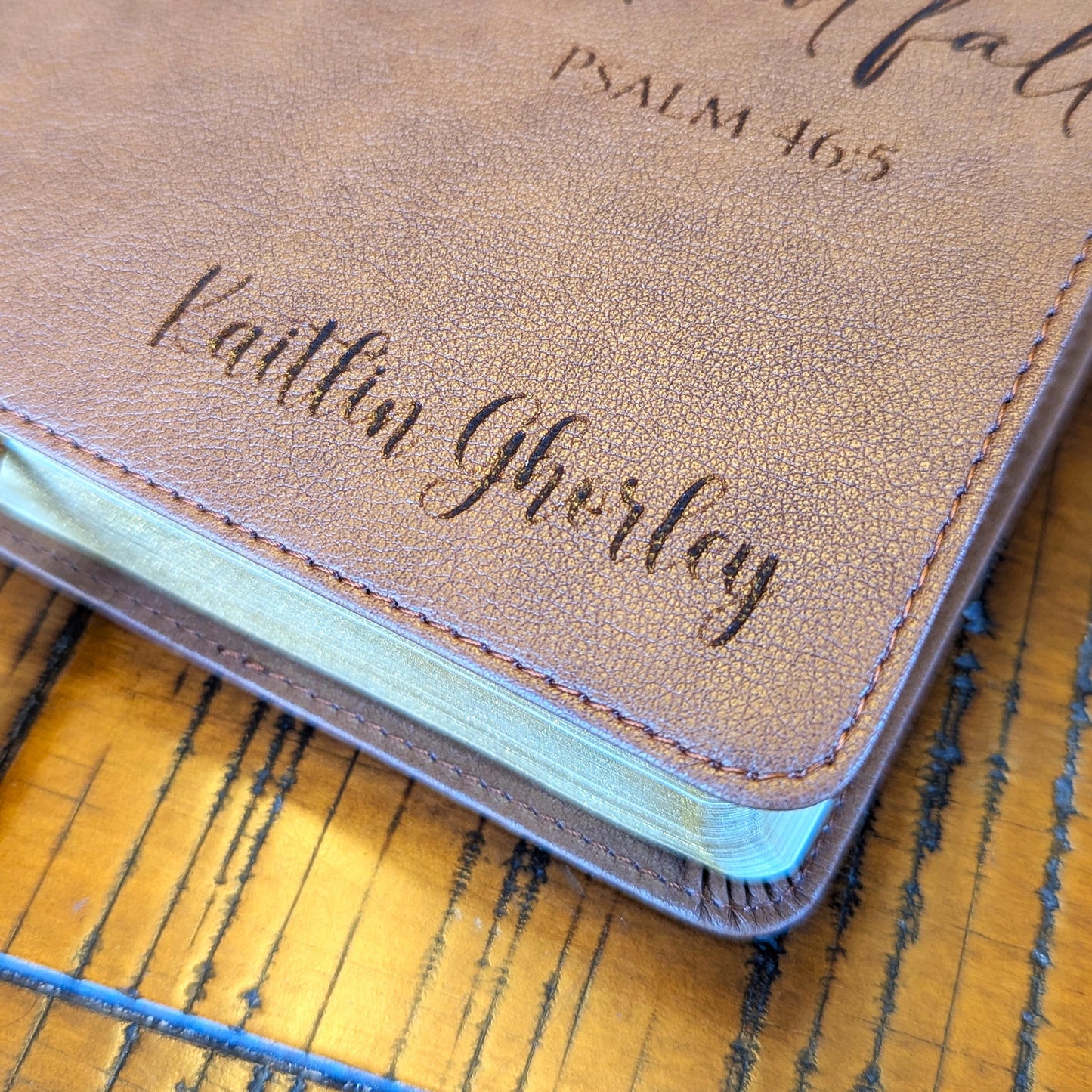 Personalized KJV Bible | King James Version | Custom Engraved Name | Easy-to-Read Study Bible | Sunflower Christian Gift