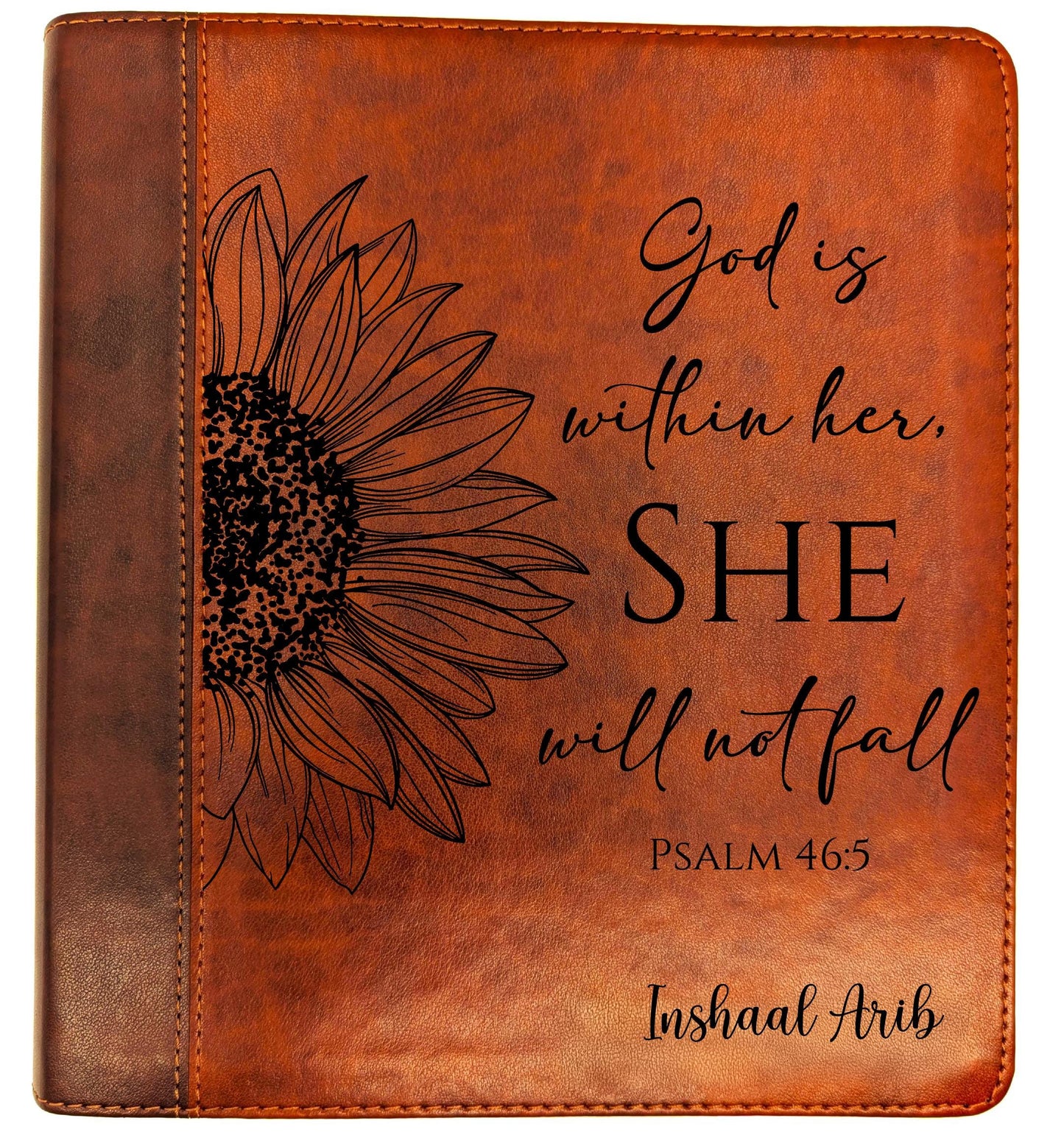 Personalized ESV Journaling Study Bible | Custom Engraved Name | Wide Margin Bible for Notes | Christian Gift for Men & Women | Study Bible
