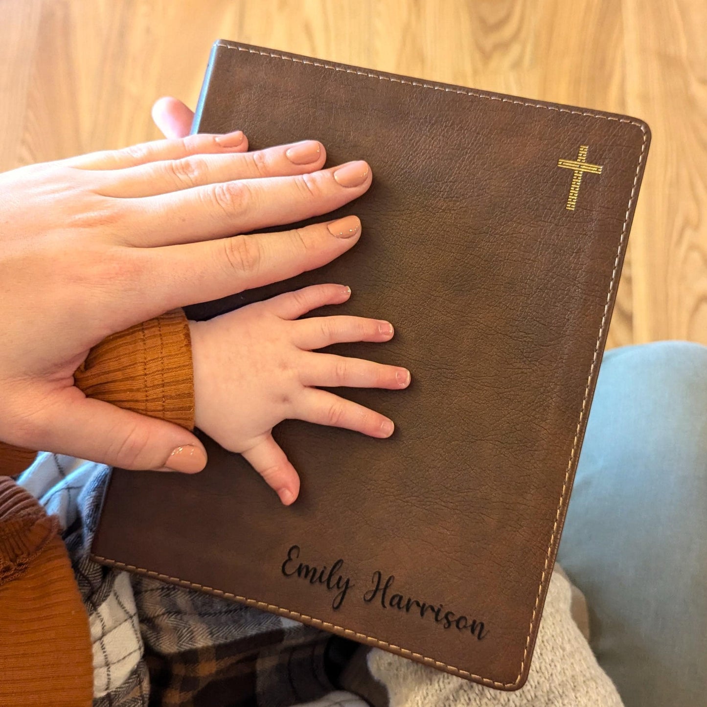 Personalized NIV Journaling Bible | New International Version | Custom Engraved Name | Easy-to-read Study Bible | Christian Gift