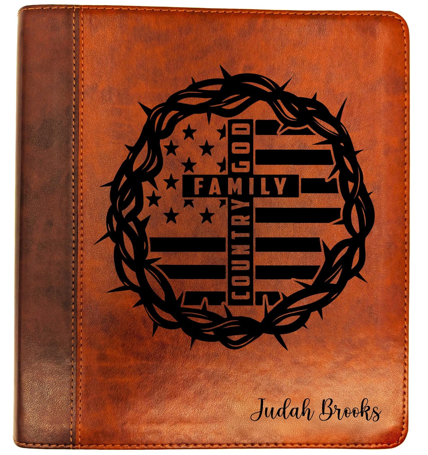 Personalized ESV Journaling Study Bible | English Standard Version | Custom Engraved Name | Wide Margin Study Bible | Christian Gift
