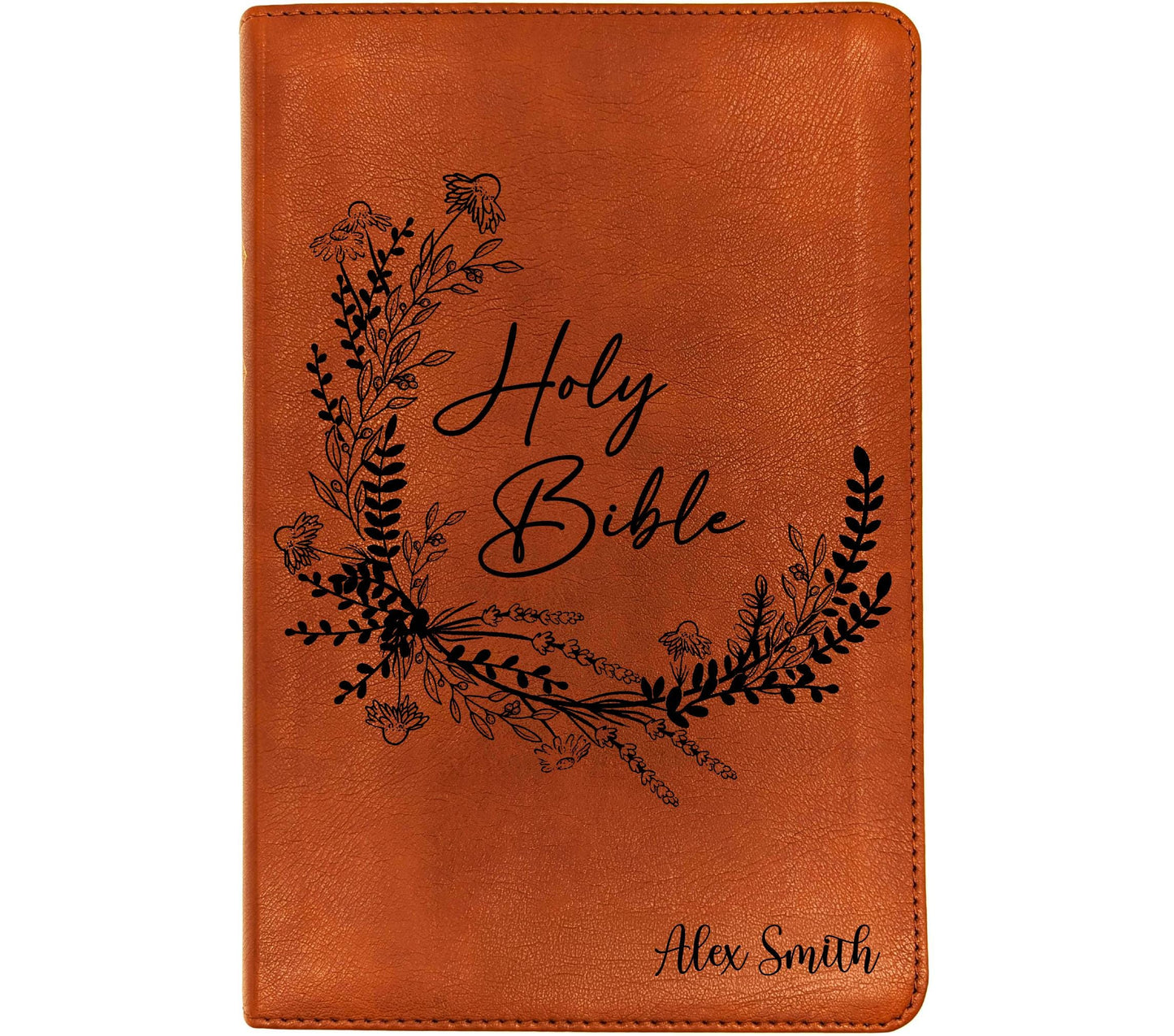 Personalized Spanish English Bible | Biblia Bilingüe RVR1960 & ESV | Custom Engraved Name | Nombre Grabado Bilingual Bible Regalo Cristiano