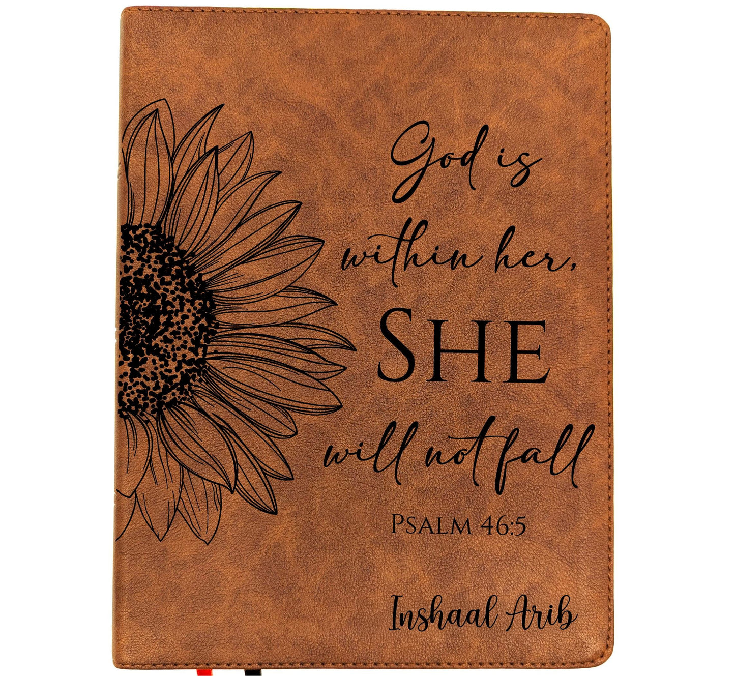 Personalized KJV Wide Margin Bible | King James Version | Custom Engraved Name | Single-Column Journaling Bible | Christian Gift