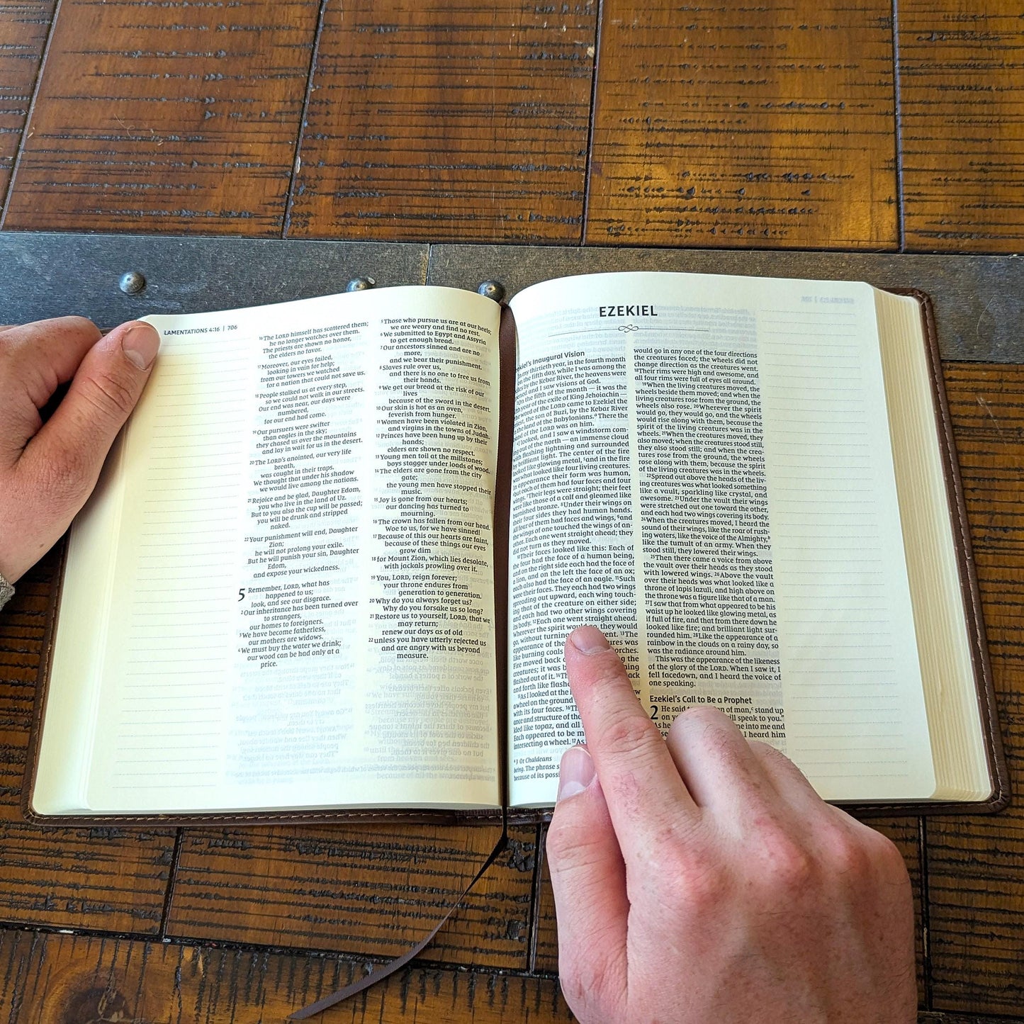 Personalized NIV Journaling Bible | New International Version | Custom Engraved Name |  Study Bible | Man of Faith Christian Gift