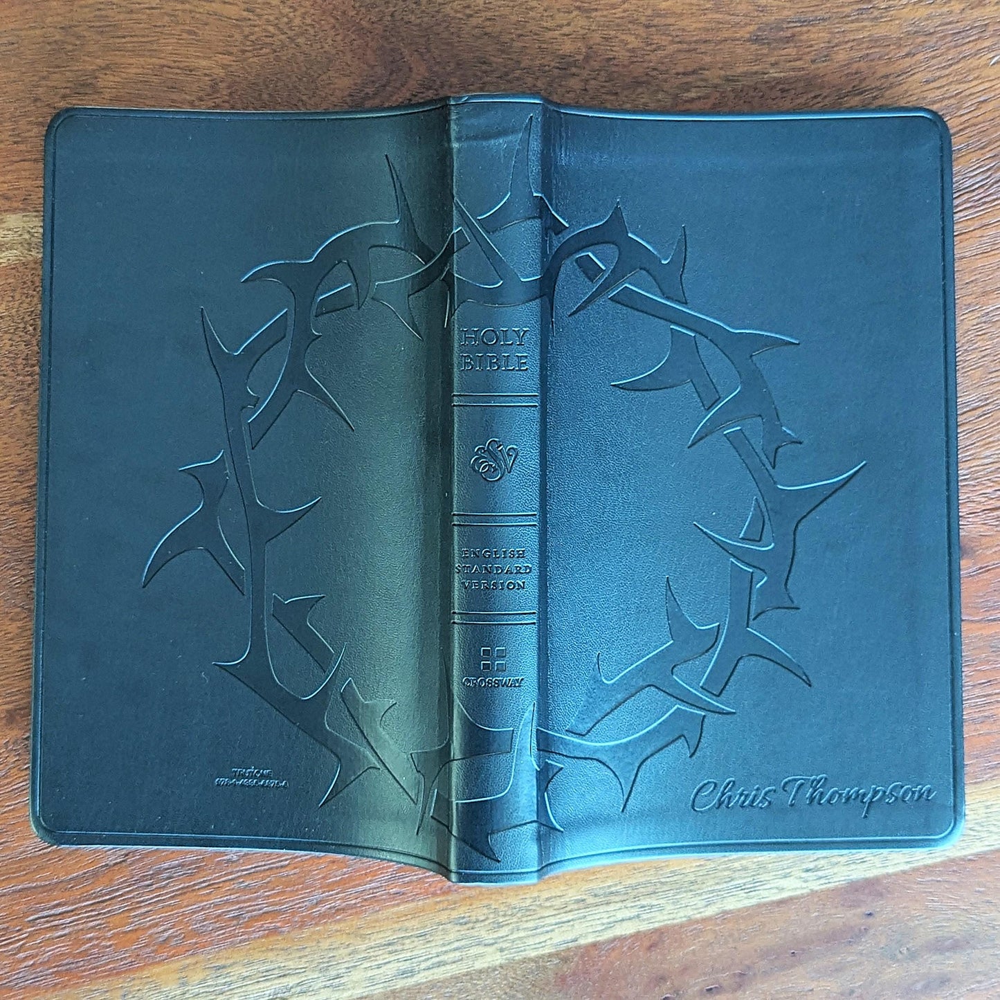 Personalized ESV Gift Bible | Custom Engraved Name | English Standard Version | Portable Thinline Bible | Christian Gift for Men & Women