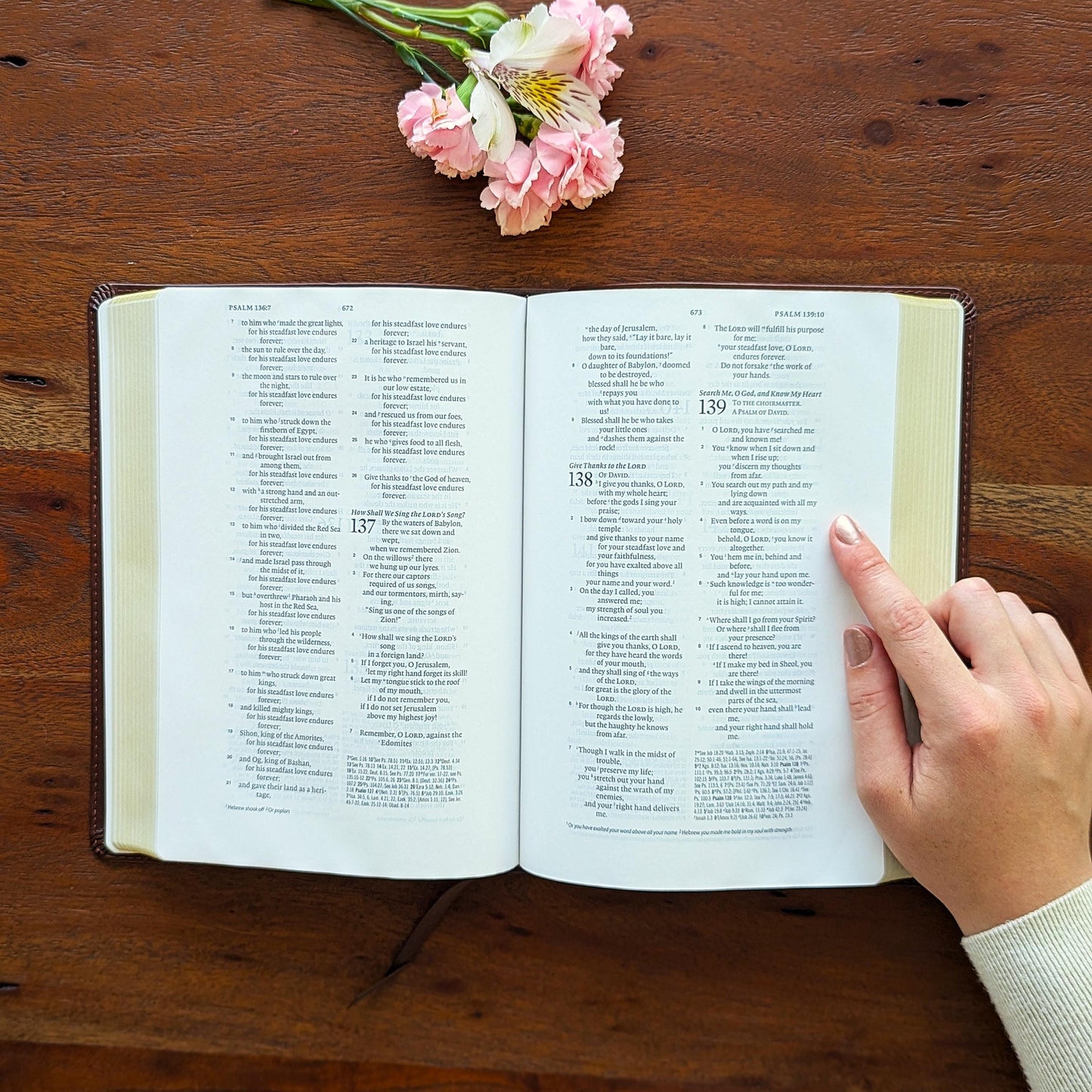 Personalized ESV Wide Margin Bible | Custom Engraved Name | English Standard Version | Journaling Reference Bible | Christian Gift