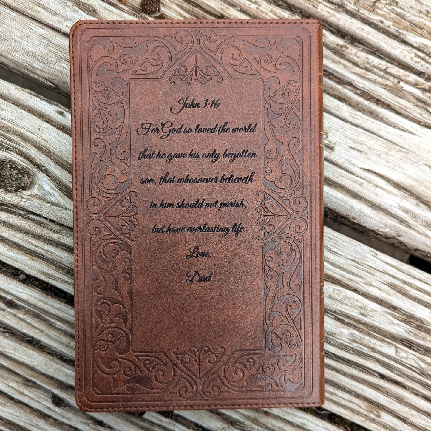 Personalized KJV Bible | King James Version | Custom Engraved Name |  Easy-to-Read Study Bible | Christian Gift