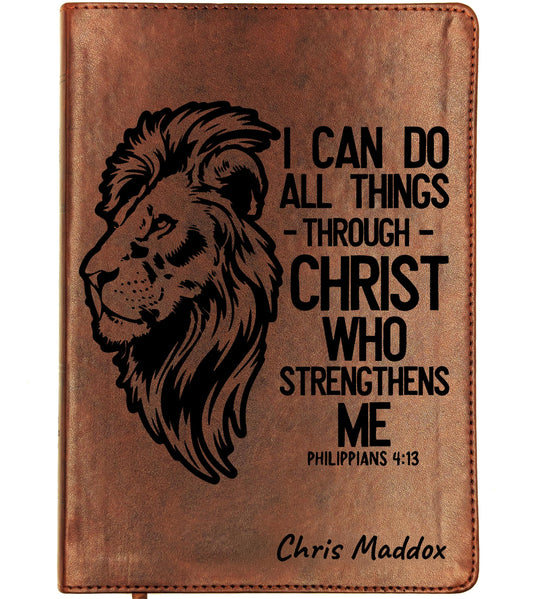 Personalized ESV Wide Margin Bible | Custom Engraved Name | English Standard Version | Journaling Reference Bible | Christian Gift