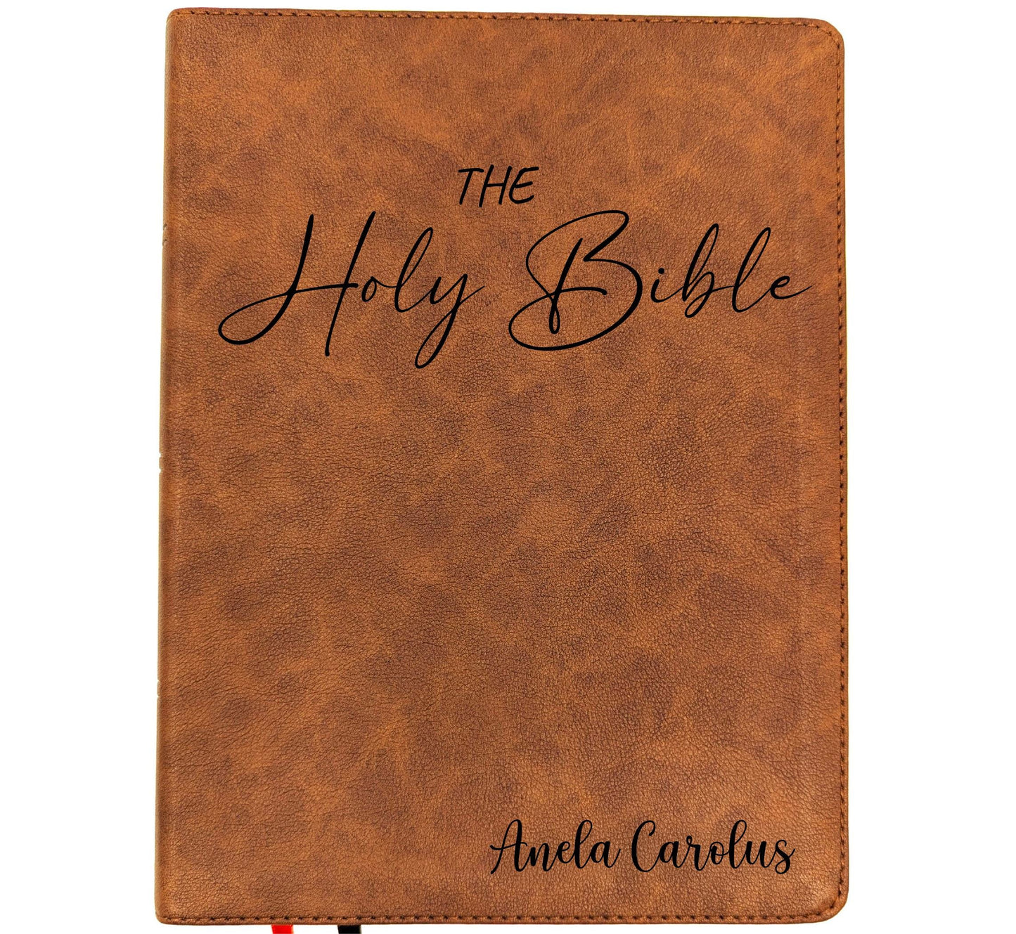 Personalized KJV Wide Margin Bible | King James Version | Custom Engraved Name | Single-Column Journaling Bible | Christian Gift
