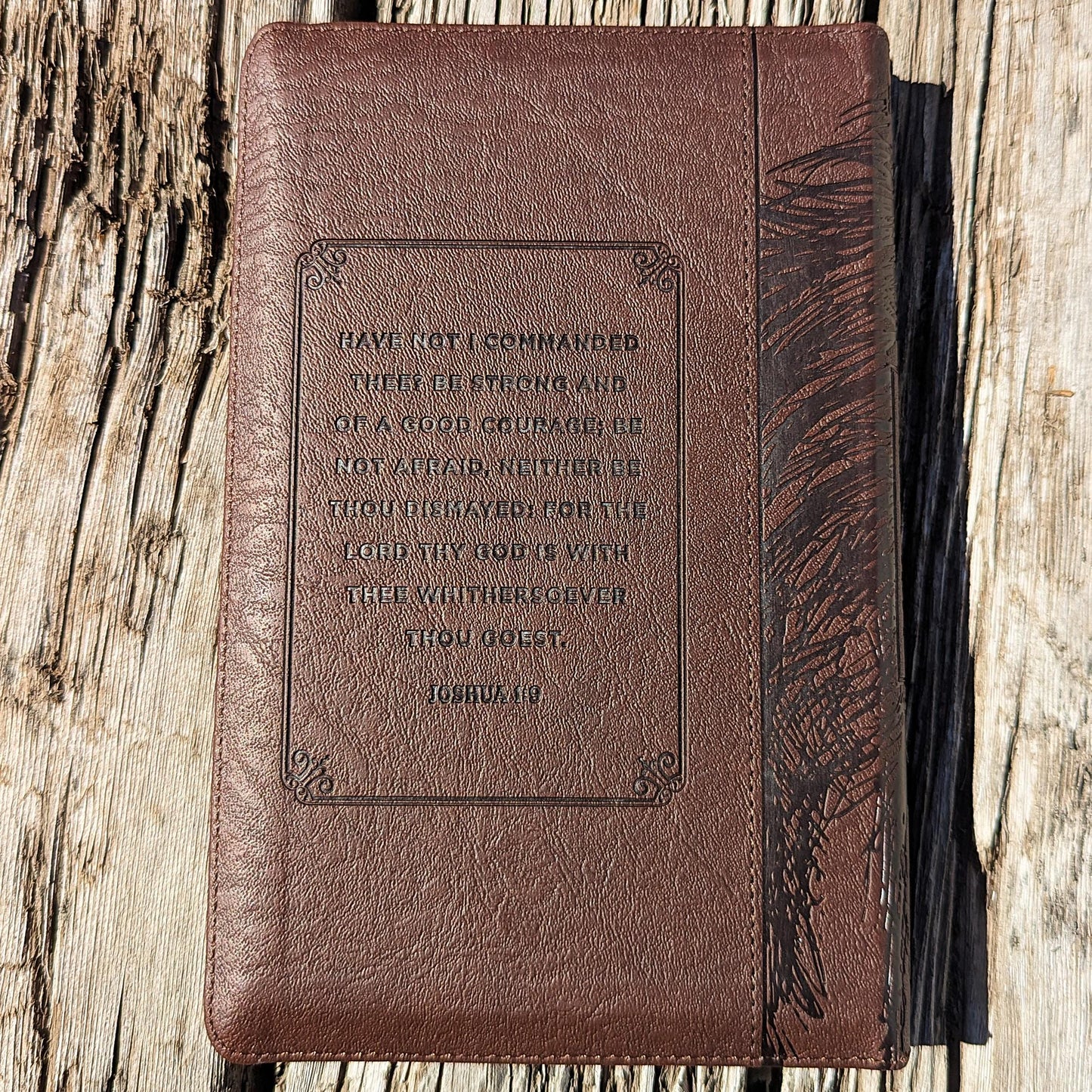 Personalized KJV Bible | King James Version | Custom Engraved Name |  Easy-to-Read Study Bible | Lion Bible Christian Gift