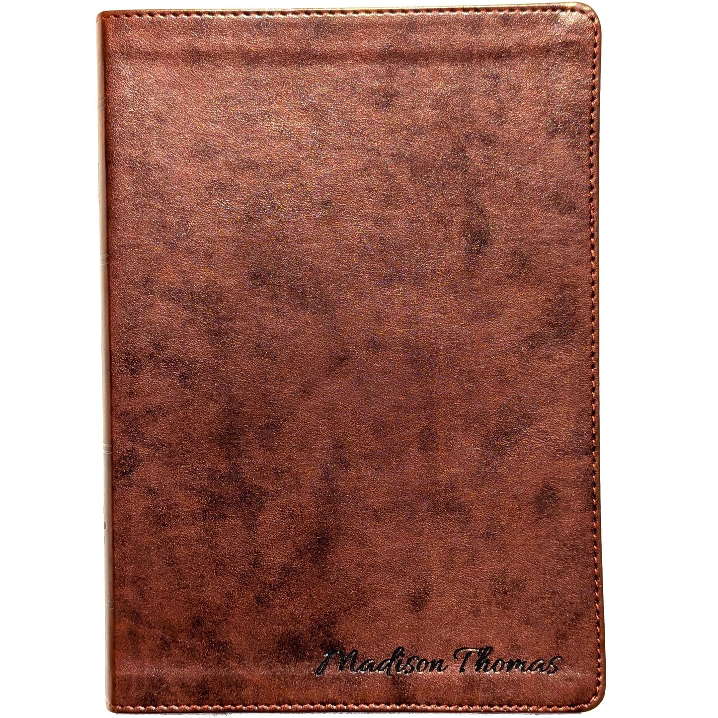 Personalized ESV Wide Margin Bible | Custom Engraved Name | English Standard Version | Journaling Reference Bible | Christian Gift