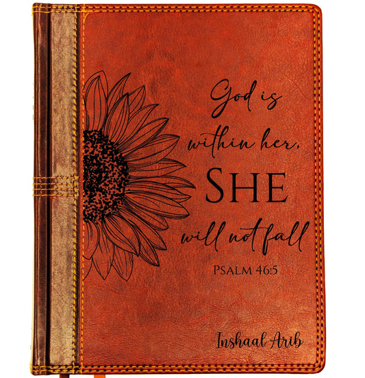 Personalized NASB Journaling Bible | New American Standard 1995 | Custom Engraved Name | Wide Margin Study Bible | Christian Gift Men Women