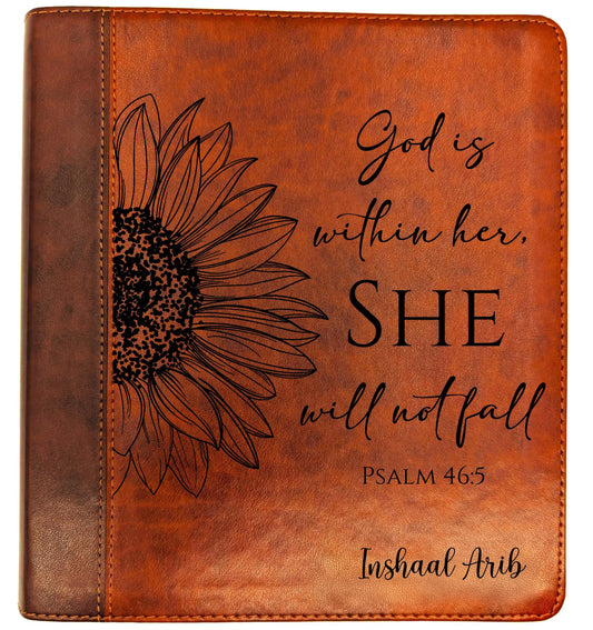 Personalized ESV Journaling Study Bible | Custom Engraved Name | Wide Margin Bible for Notes | Christian Gift for Men & Women | Study Bible