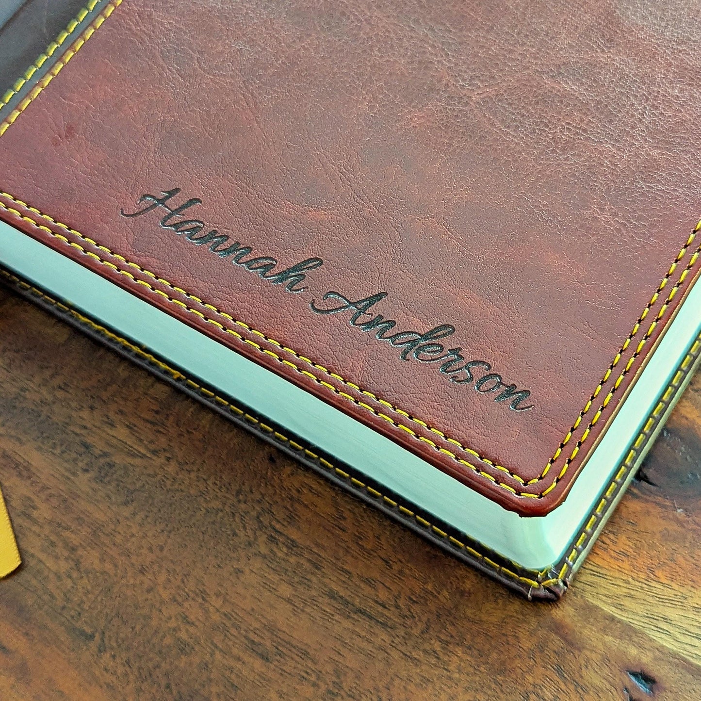 Personalized NASB Journaling Bible | New American Standard 1995 | Custom Engraved Name | Wide Margin Study Bible | Christian Gift Men Women