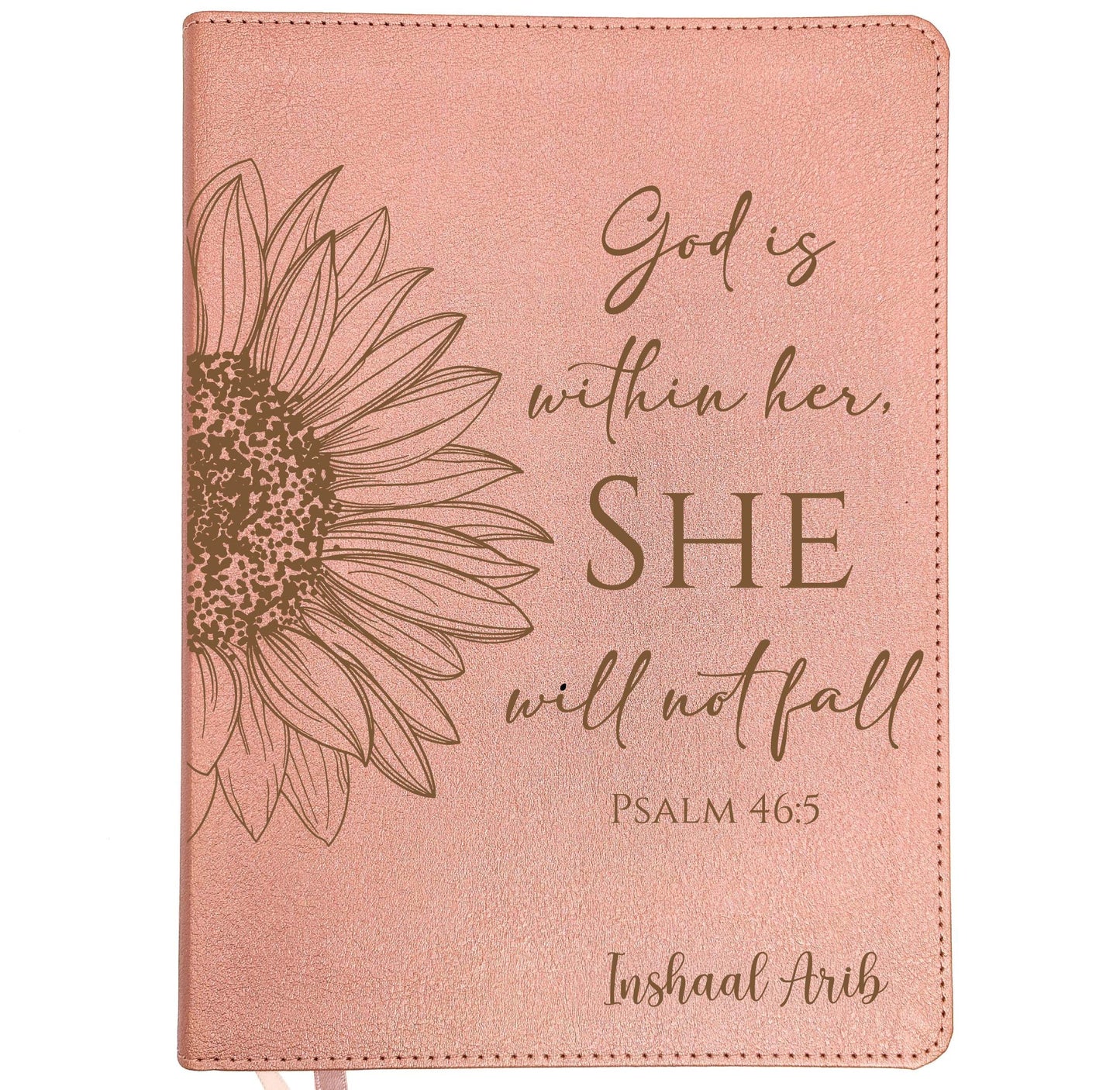 Personalized CSB Bible | Custom Engraved Name | Pink Journaling Bible for Women | Easy-to-read Study Bible | Christian Gift for Her Bible