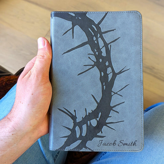 Personalized CSB Large Print Bible | Custom Engraved Name | Christian Standard Bible | Personal Size Reference Bible | Gift for Men & Women