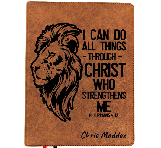 Personalized KJV Wide Margin Bible | King James Version | Custom Engraved Name | Single-Column Journaling Bible | Christian Gift