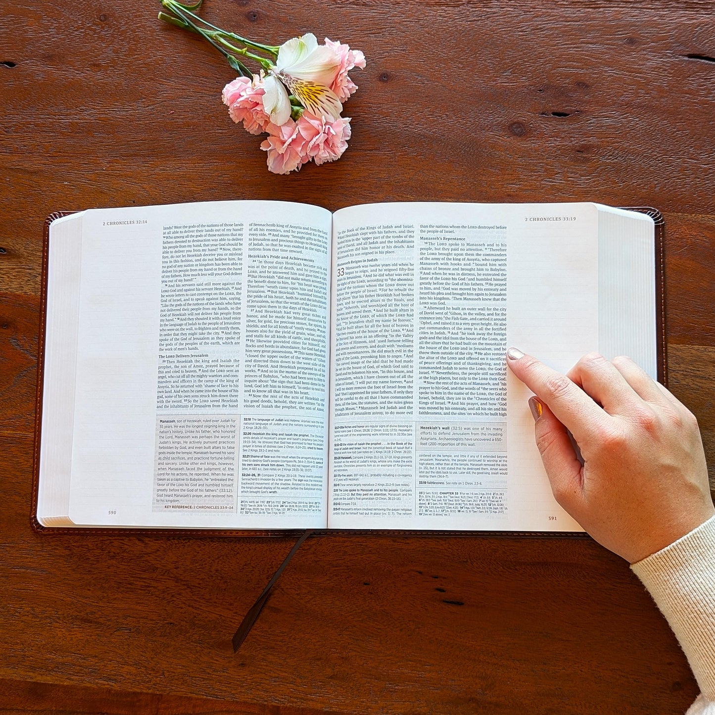 Personalized ESV Journaling Study Bible | English Standard Version | Custom Engraved Name | Wide Margin Study Bible | Christian Gift