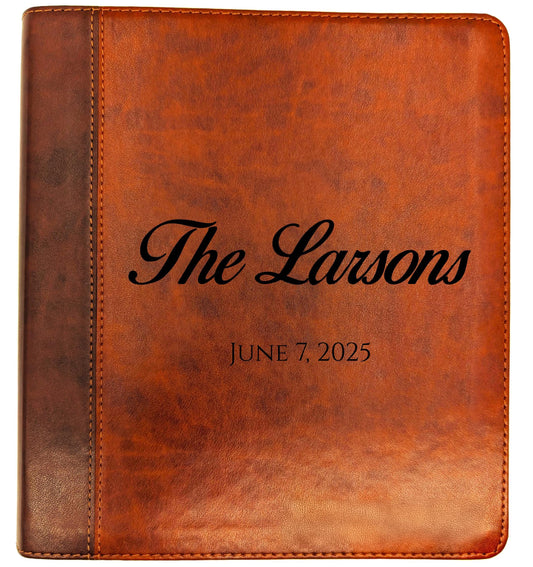 Personalized ESV Journaling Study Bible | English Standard Version | Custom Engraved Name | Wide Margin Study Bible | Christian Gift
