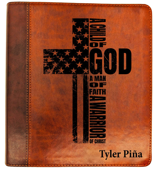 Personalized ESV Journaling Study Bible | English Standard Version | Custom Engraved Name | Wide Margin Study Bible | Christian Gift