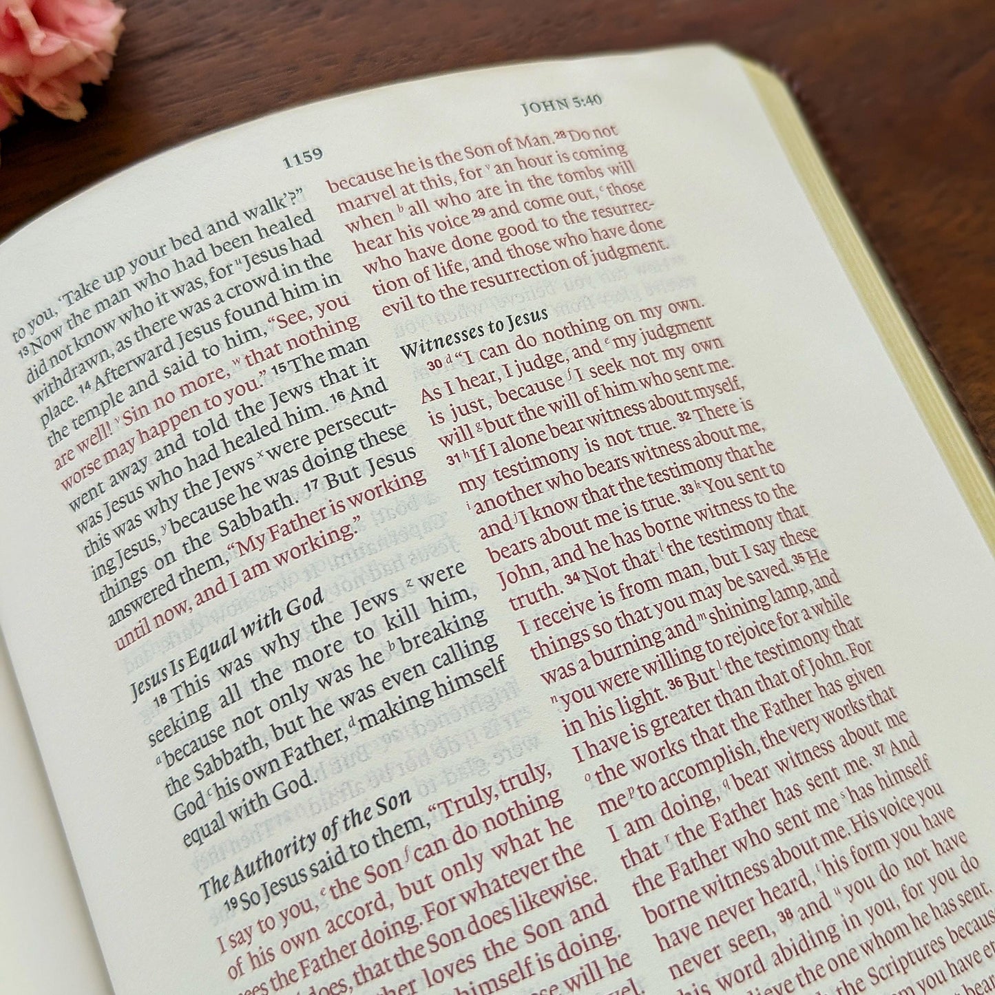Personalized ESV Wide Margin Bible | Custom Engraved Name | English Standard Version | Journaling Reference Bible | Christian Gift