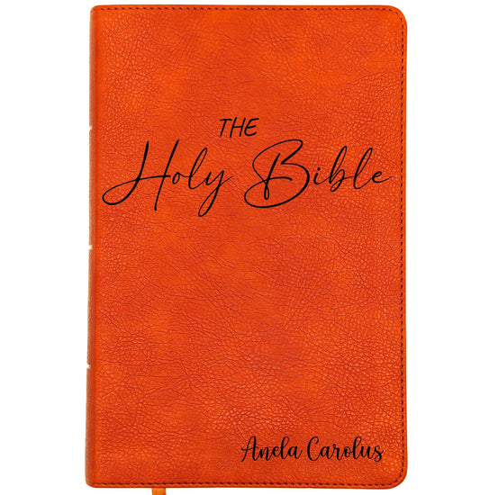 Personalized NASB Large Print Bible | Custom Engraved Name | New American Standard 2020 | Personal Size Reference Bible | Christian Gift