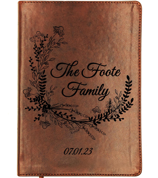 Personalized ESV Wide Margin Bible | Custom Engraved Name | English Standard Version | Journaling Reference Bible | Christian Gift