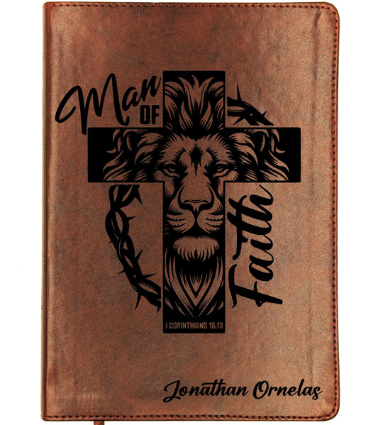 Personalized ESV Wide Margin Bible | Custom Engraved Name | English Standard Version | Journaling Reference Bible | Christian Gift