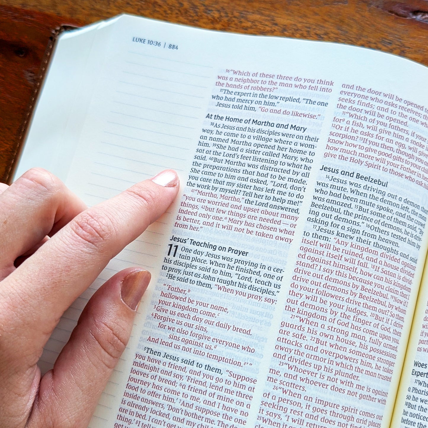 Personalized NIV Journal the Word Bible – Double Column Brown Leathersoft Faux Leather | Custom Name Engraved | Red Letter Comfort Print Edition with Wide Margins for Notes & Reflections | Sunflower