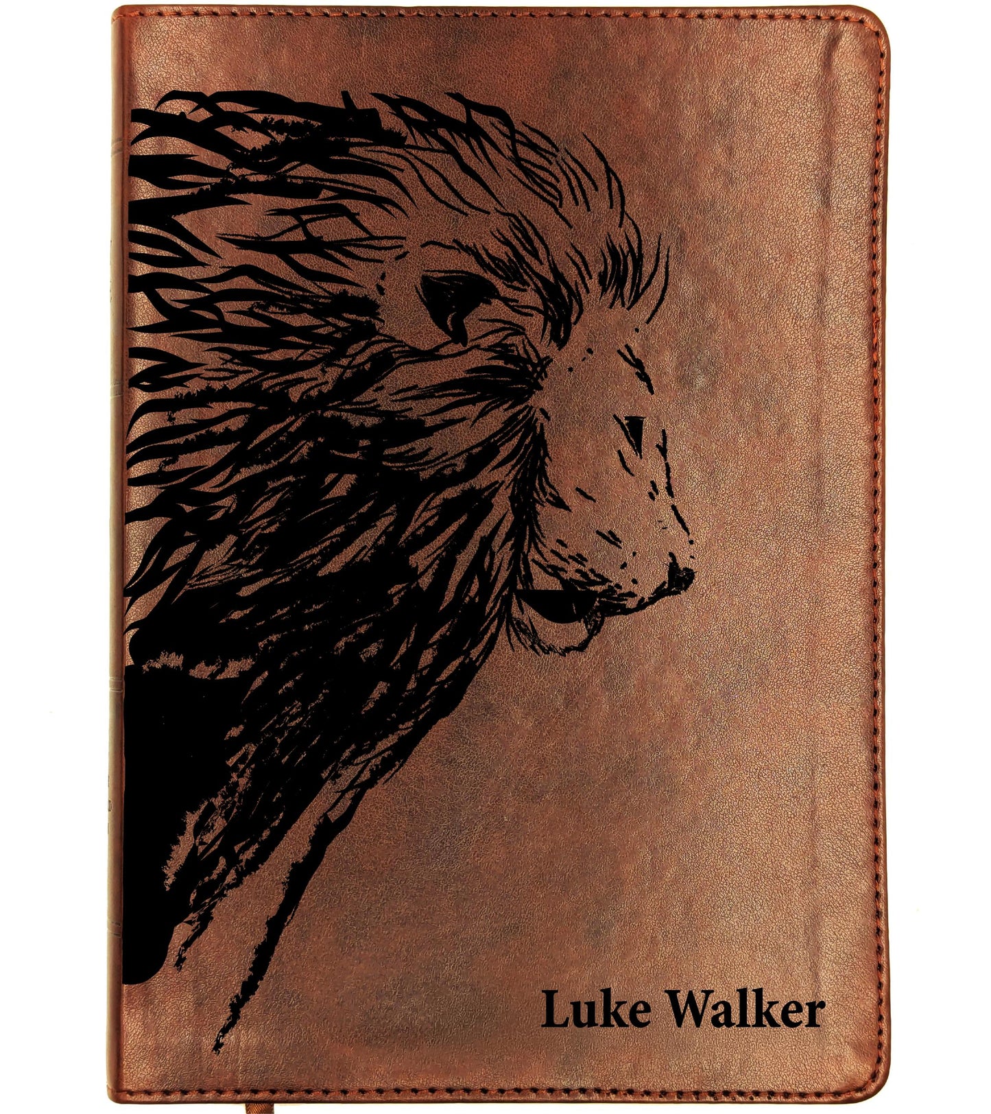 Personalized ESV Wide Margin Bible | Custom Engraved Name | English Standard Version | Journaling Reference Bible | Christian Gift