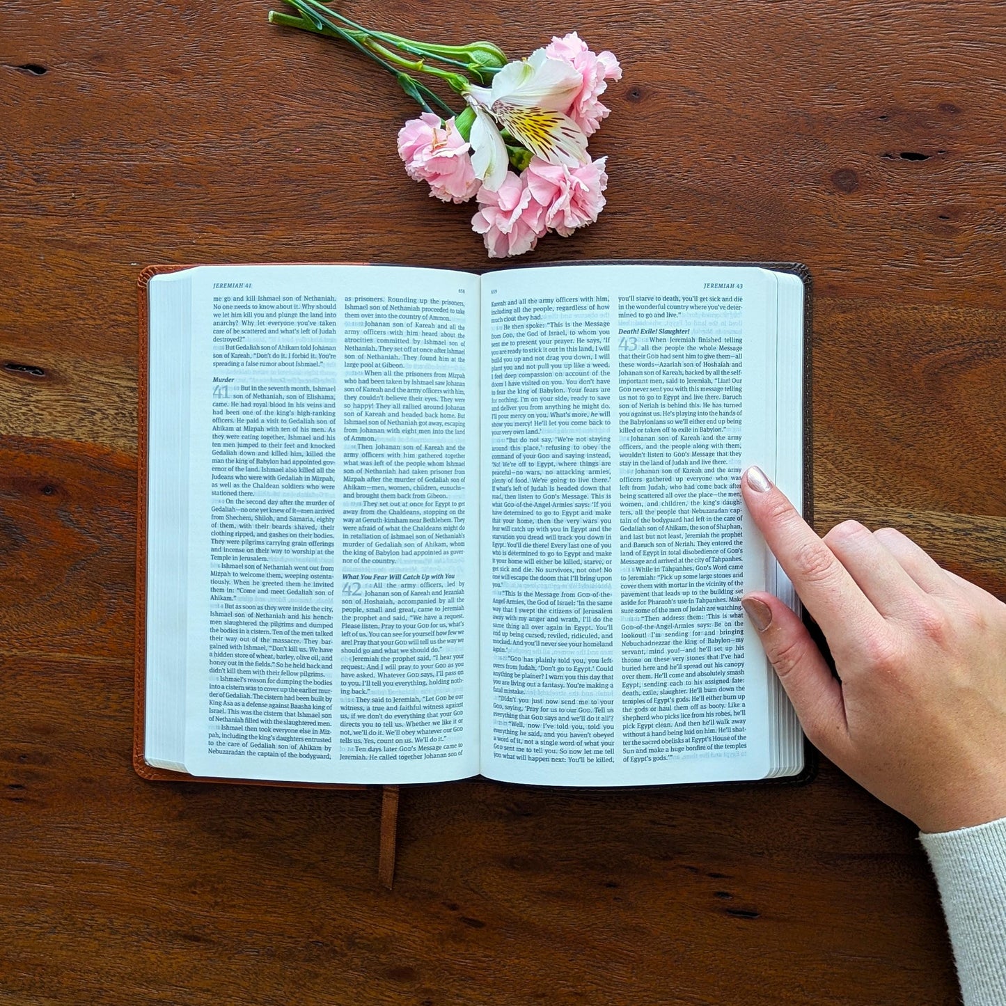 Personalized Message Bible | The Message Translation | Custom Engraved Name | Deluxe Gift Bible | Contemporary Language Christian Gift