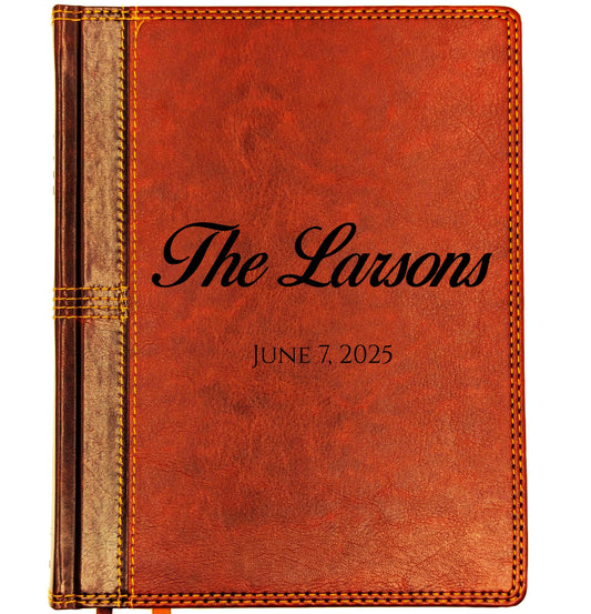 Personalized NASB Journaling Bible | New American Standard 1995 | Custom Engraved Name | Wide Margin Study Bible | Christian Gift Men Women