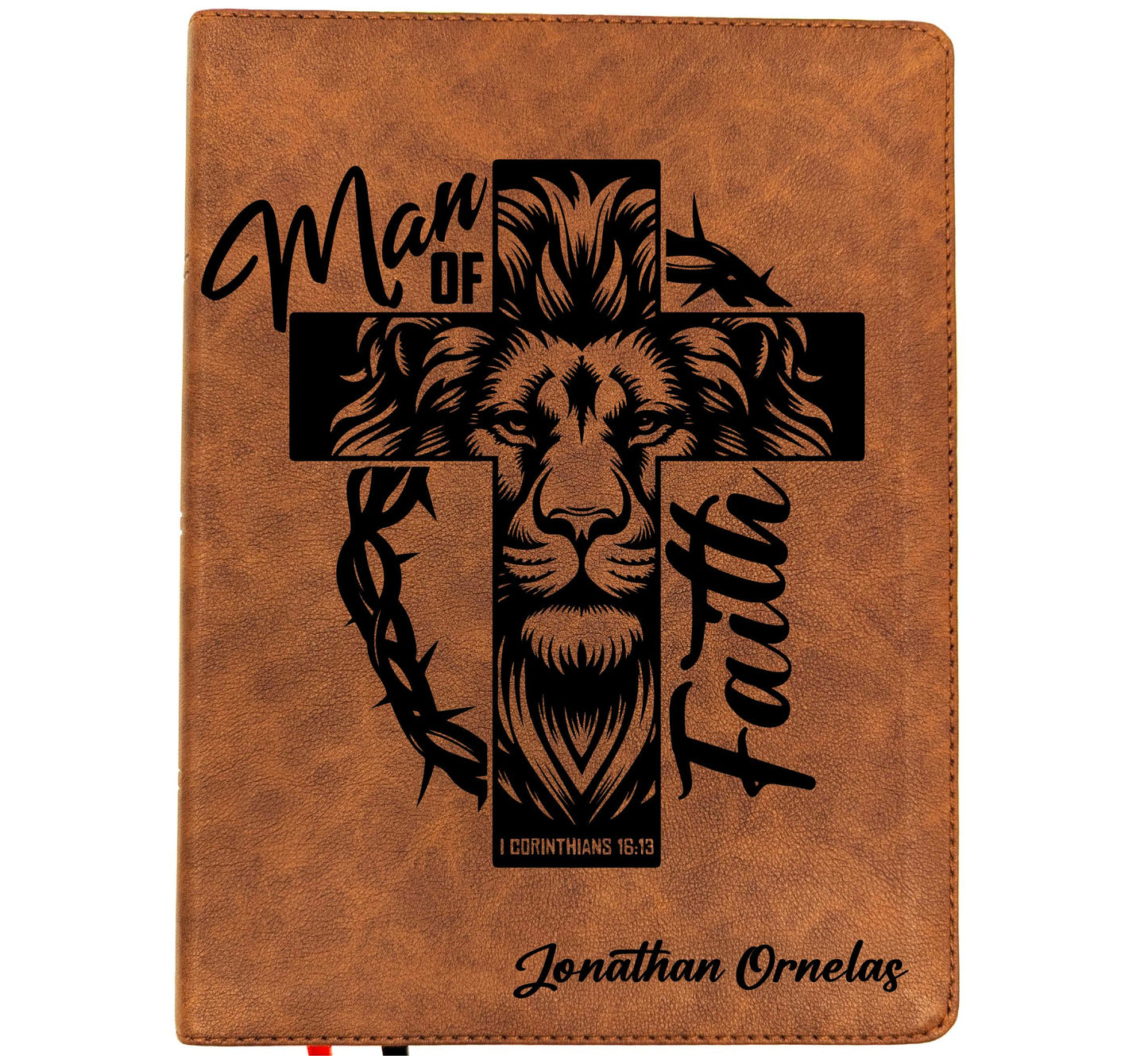 Personalized KJV Wide Margin Bible | King James Version | Custom Engraved Name | Single-Column Journaling Bible | Christian Gift