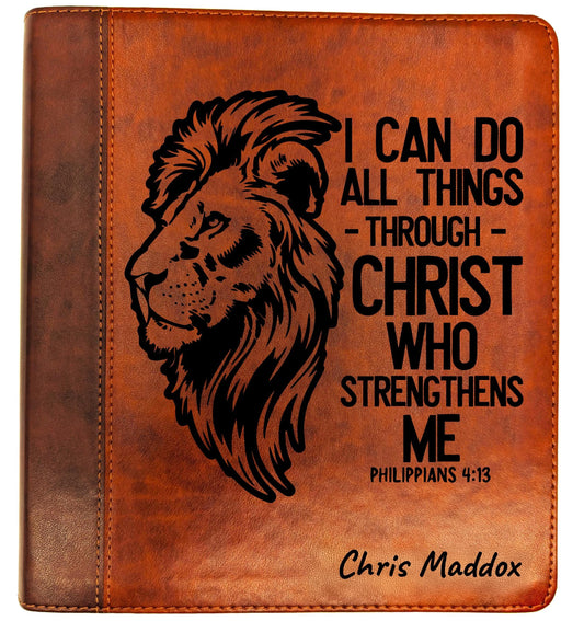 Personalized ESV Journaling Study Bible | English Standard Version | Custom Engraved Name | Wide Margin Study Bible | Christian Gift