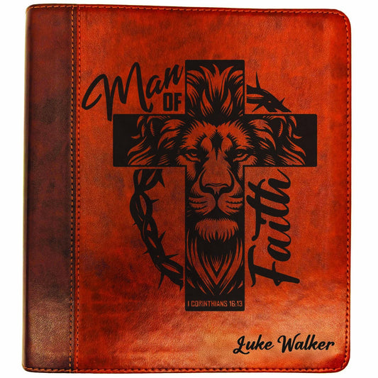 Personalized ESV Journaling Study Bible | English Standard Version | Custom Engraved Name | Wide Margin Study Bible | Christian Gift