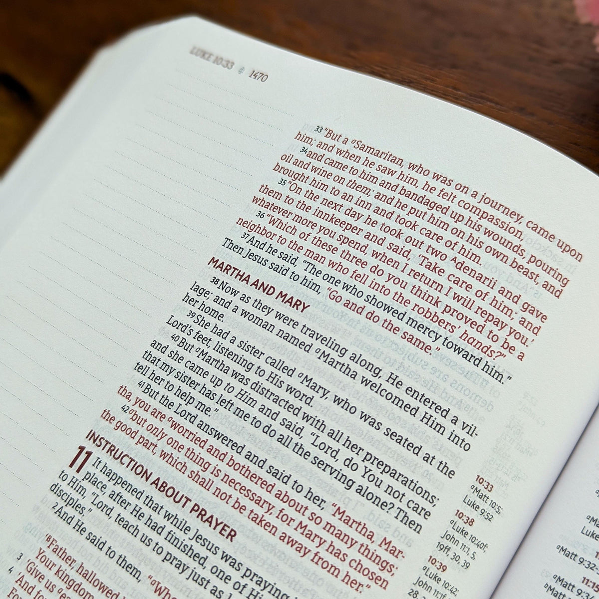 1995 Text Personalized NASB Journaling Bible | New American Standard 1995 | Cust ...