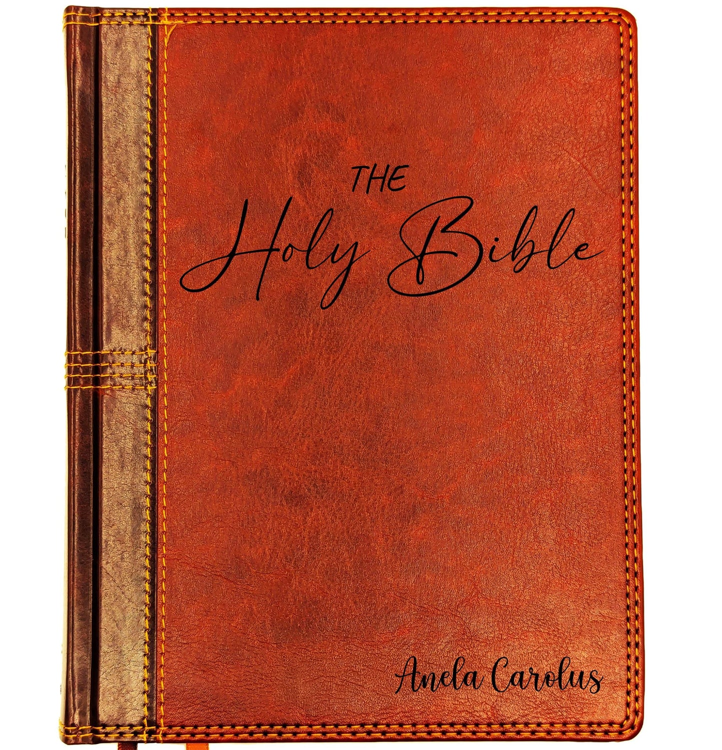 Personalized NASB Journaling Bible | New American Standard 1995 | Custom Engraved Name | Wide Margin Study Bible | Christian Gift Men Women