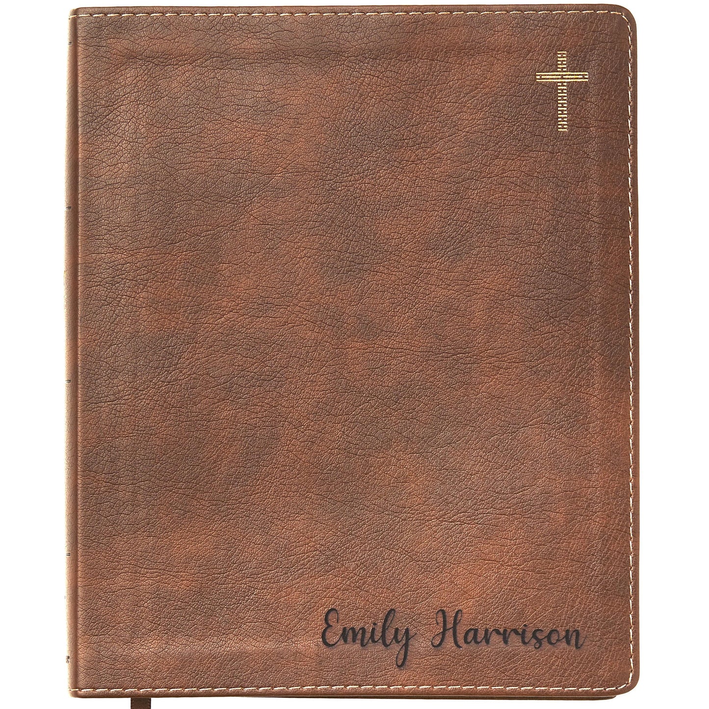 Personalized NIV Journaling Bible | New International Version | Custom Engraved Name | Easy-to-read Study Bible | Christian Gift