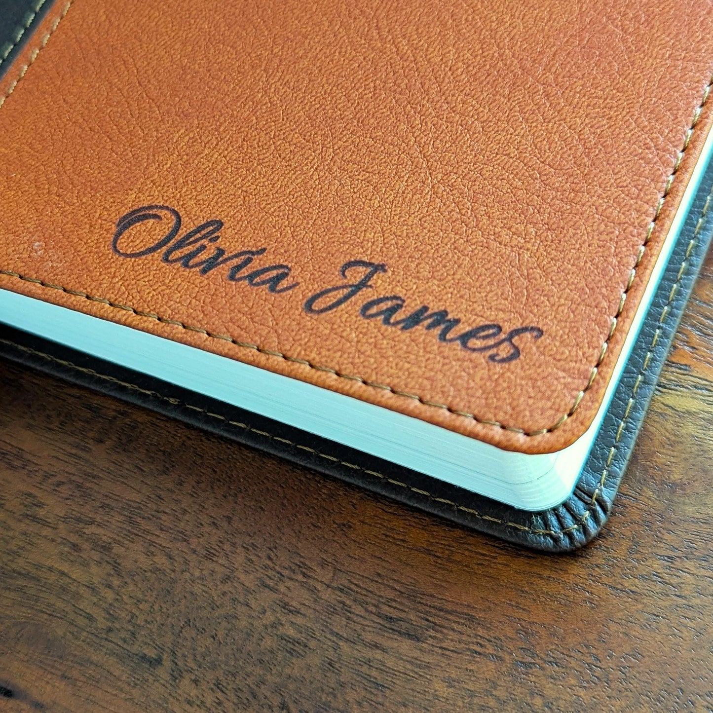 Personalized Message Bible | The Message Translation | Custom Engraved Name | Deluxe Gift Bible | Contemporary Language Christian Gift