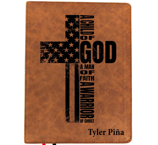 Personalized KJV Wide Margin Bible | King James Version | Custom Engraved Name | Single-Column Journaling Bible | Christian Gift