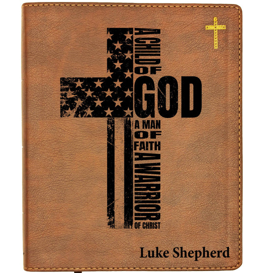 Personalized NIV Journaling Bible | New International Version | Custom Engraved Name | Easy-to-read Study Bible | Christian Gift
