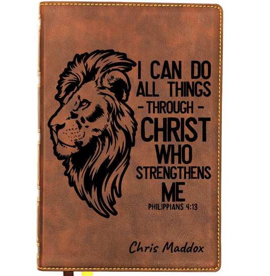 Personalized NKJV Wide Margin Bible | New King James Version | Custom Engraved Name | Single-Column Reference Bible | Christian Gift