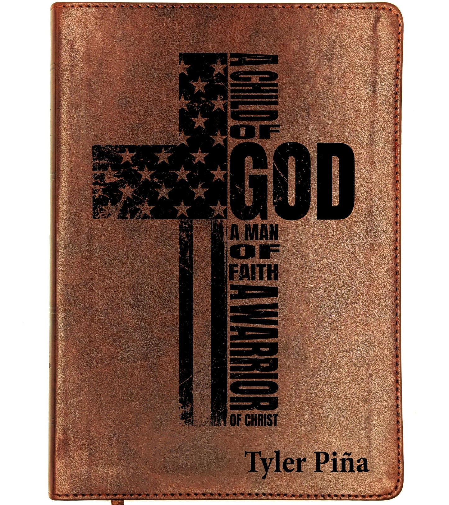 Personalized ESV Wide Margin Bible | Custom Engraved Name | English Standard Version | Journaling Reference Bible | Christian Gift