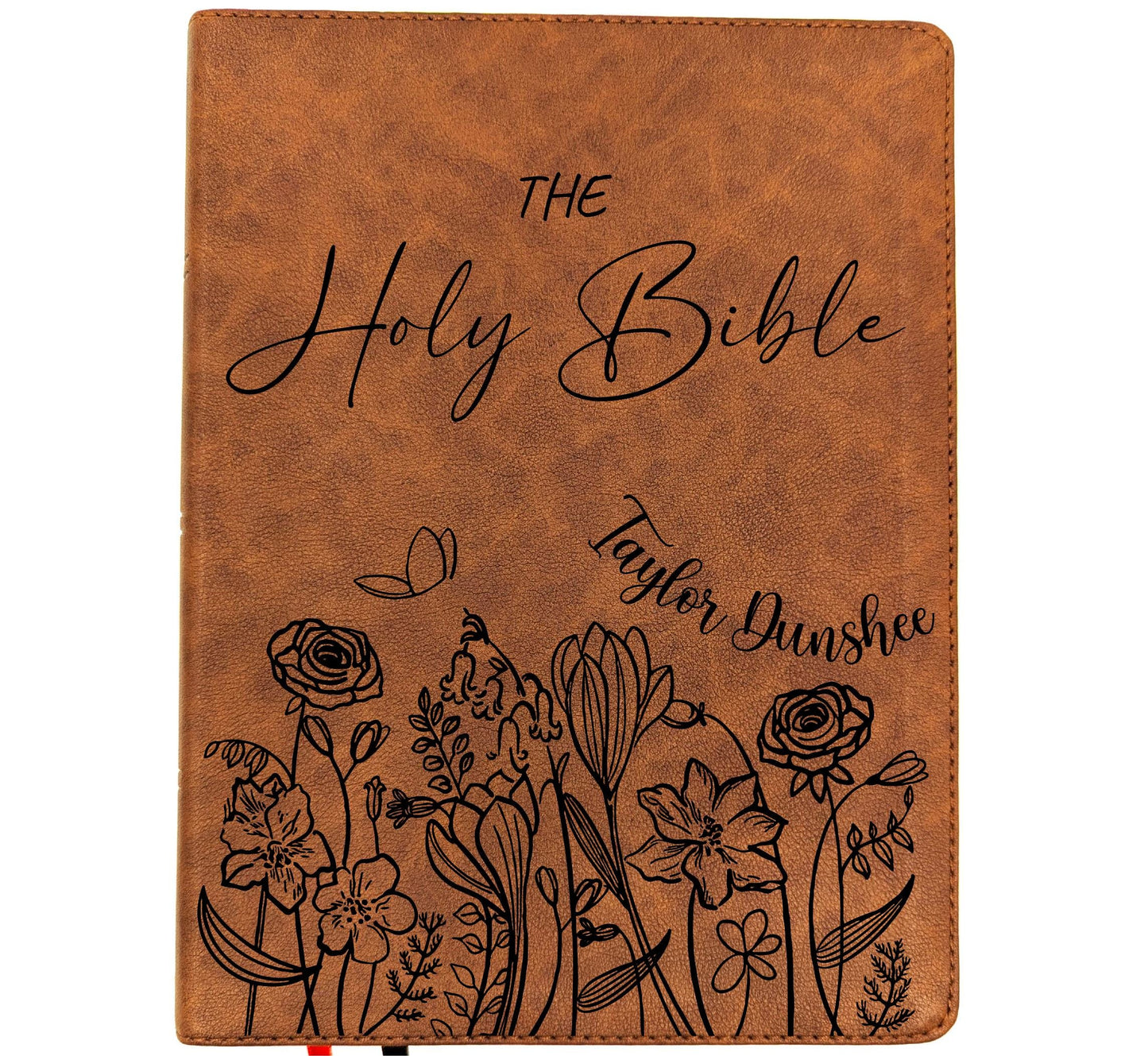 Personalized KJV Wide Margin Bible | King James Version | Custom Engraved Name | Single-Column Journaling Bible | Christian Gift