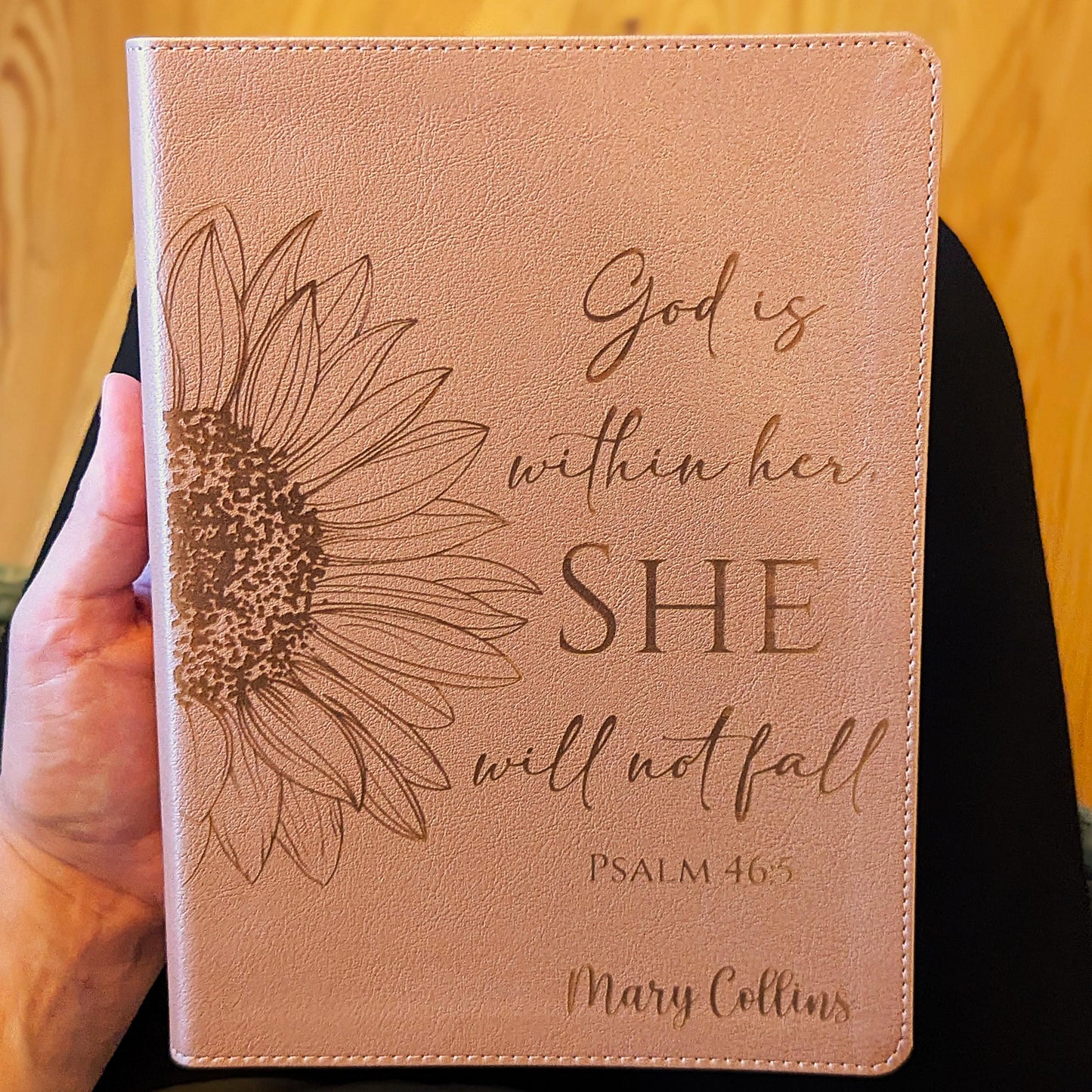 Personalized CSB Bible | Custom Engraved Name | Pink Journaling Bible for Women | Easy-to-read Study Bible | Christian Gift for Her Bible
