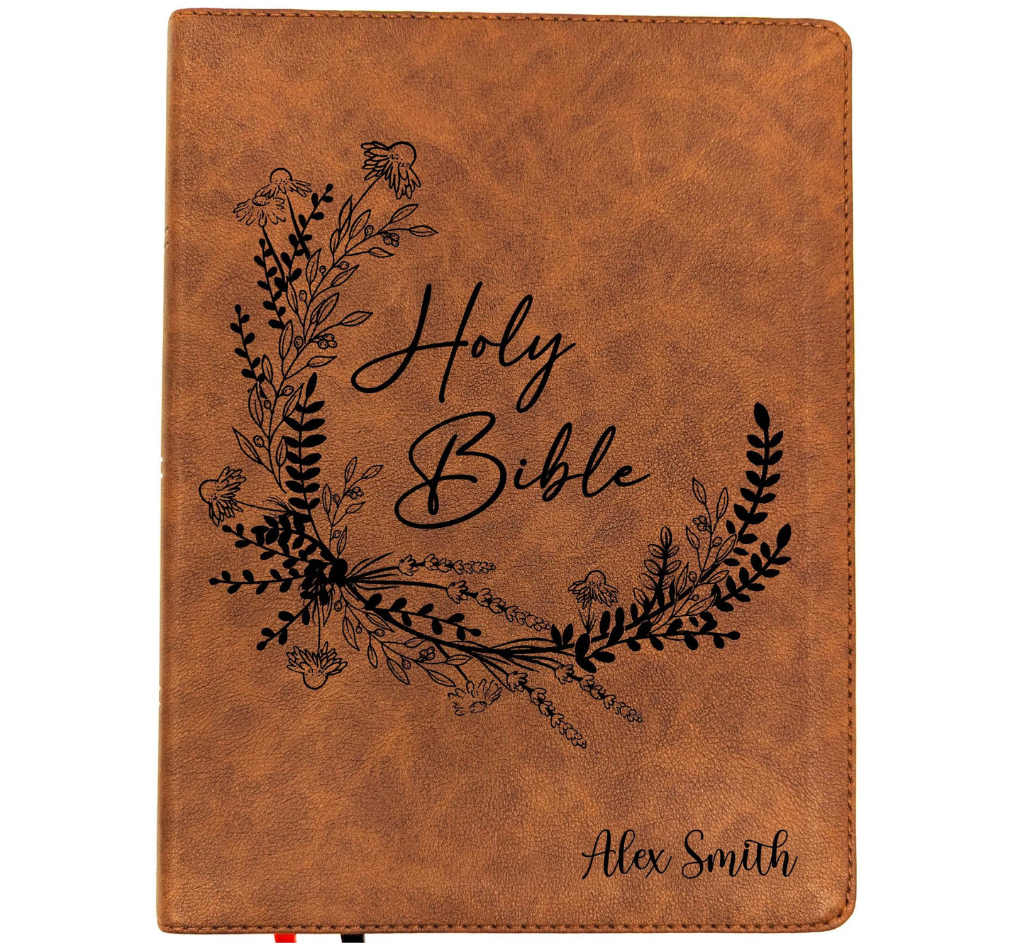 Personalized KJV Wide Margin Bible | King James Version | Custom Engraved Name | Single-Column Journaling Bible | Christian Gift
