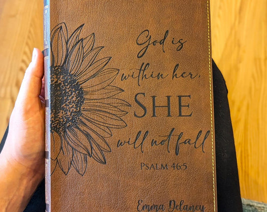 Personalized NKJV Bible | Custom Engraved Name | Easy-to-read Reference Bible